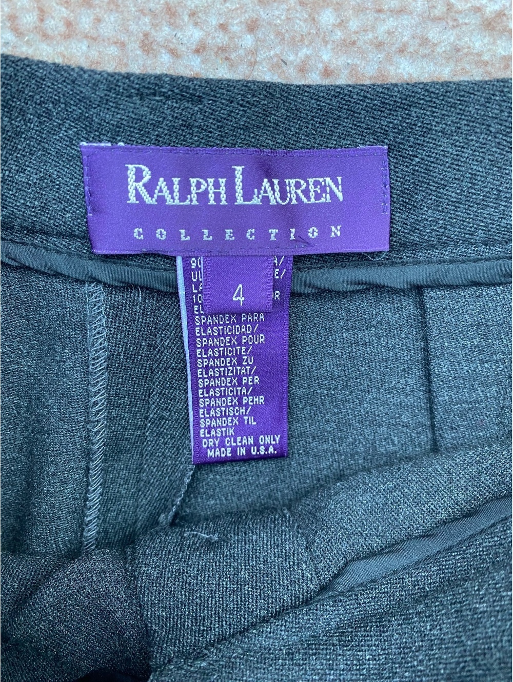 Ralph Lauren collection purple label vintage Americana wool blend button maxi 4 - Picture 2 of 7